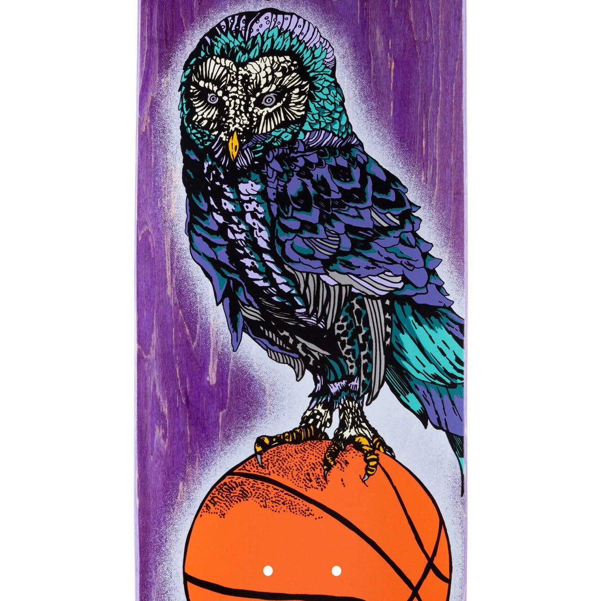 Welcome Hooter Shooter on Bunyip Skateboard Deck 8''