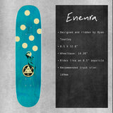 Welcome Gorgon On Enenra Skateboard Deck - Bone/Gold Foil 8.5"
