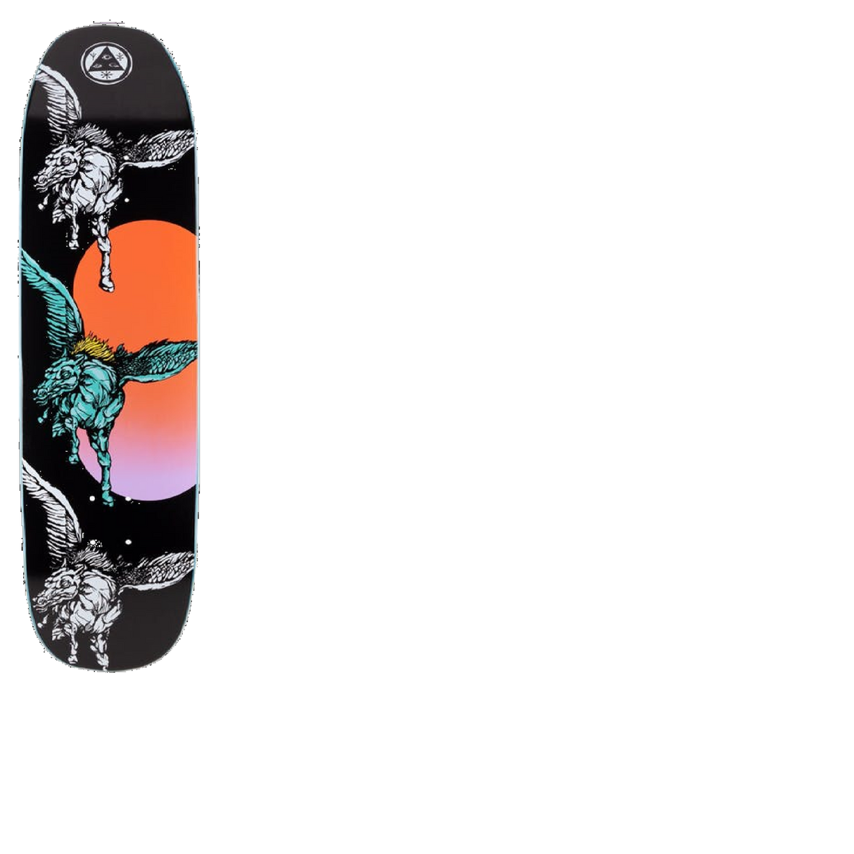 Welcome Peggy on Son of Moontrimmer Skateboard Deck 8.25''
