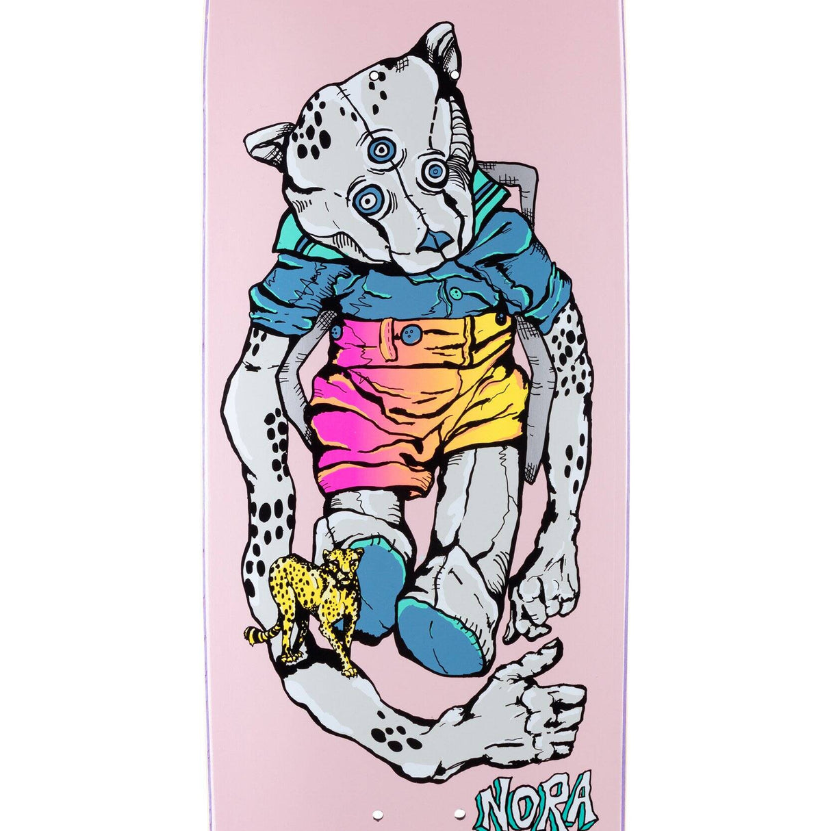Welcome Teddy Nora on Wicked Queen Skateboard Deck 8.6''