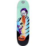 Welcome Divorced Jim Aaron Goure Pro Model Skateboard Deck - Mint/Glitter Foil 8.5"