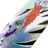 Welcome Divorced Jim Aaron Goure Pro Model Skateboard Deck - Mint/Glitter Foil 8.5"