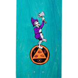 Welcome Divorced Jim Aaron Goure Pro Model Skateboard Deck - Mint/Glitter Foil 8.5"