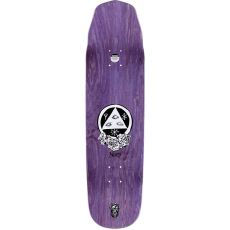 Welcome Peregrine Nora Pro Model Skateboard Deck - White/Prism Foil 8.6"
