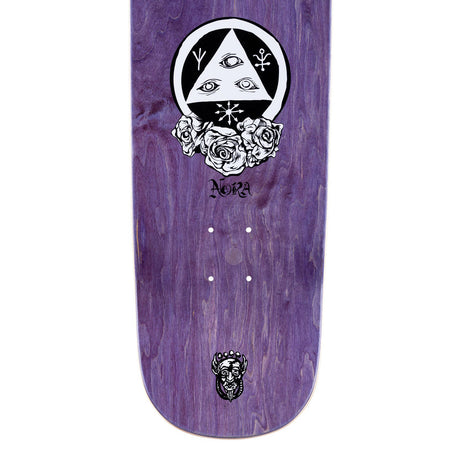 Welcome Peregrine Nora Pro Model Skateboard Deck - White/Prism Foil 8.6"