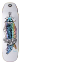 Welcome Peregrine Nora Pro Model Skateboard Deck - White/Prism Foil 8.6"