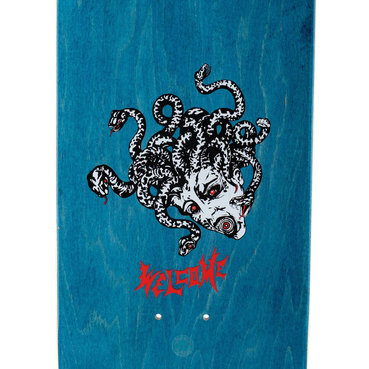 Welcome Gorgon On Enenra Skateboard Deck - Bone/Gold Foil 8.5"
