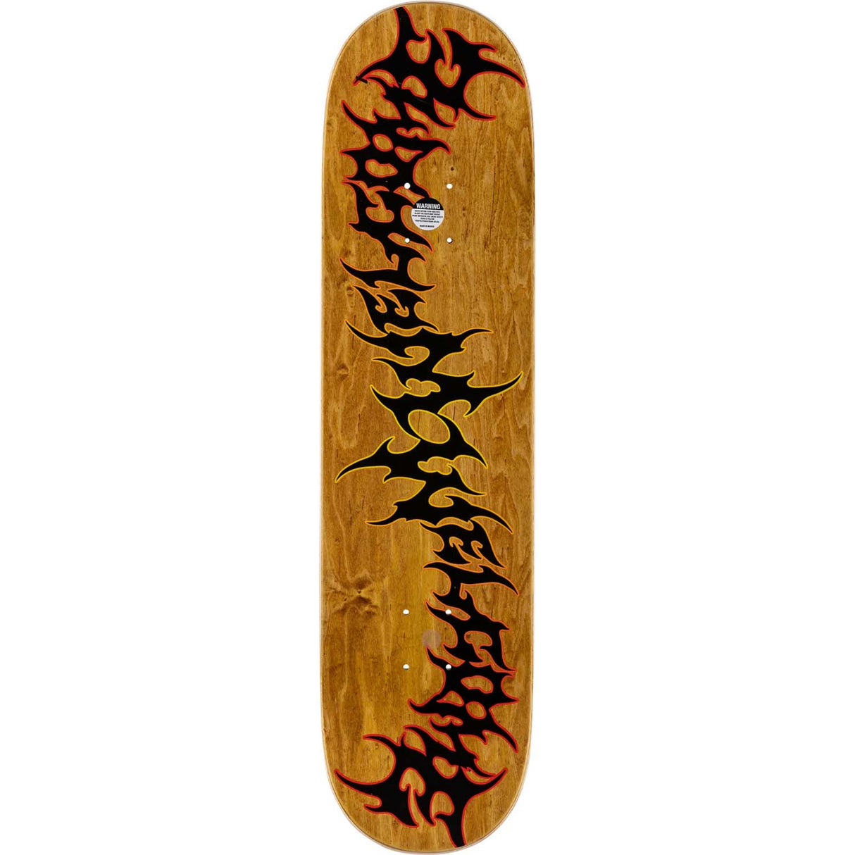 Welcome Mothman On Evil Twin Skateboard Deck - Black/Glitter Foil 8.25"