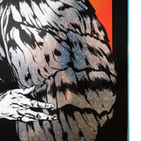 Welcome Mothman On Evil Twin Skateboard Deck - Black/Glitter Foil 8.25"