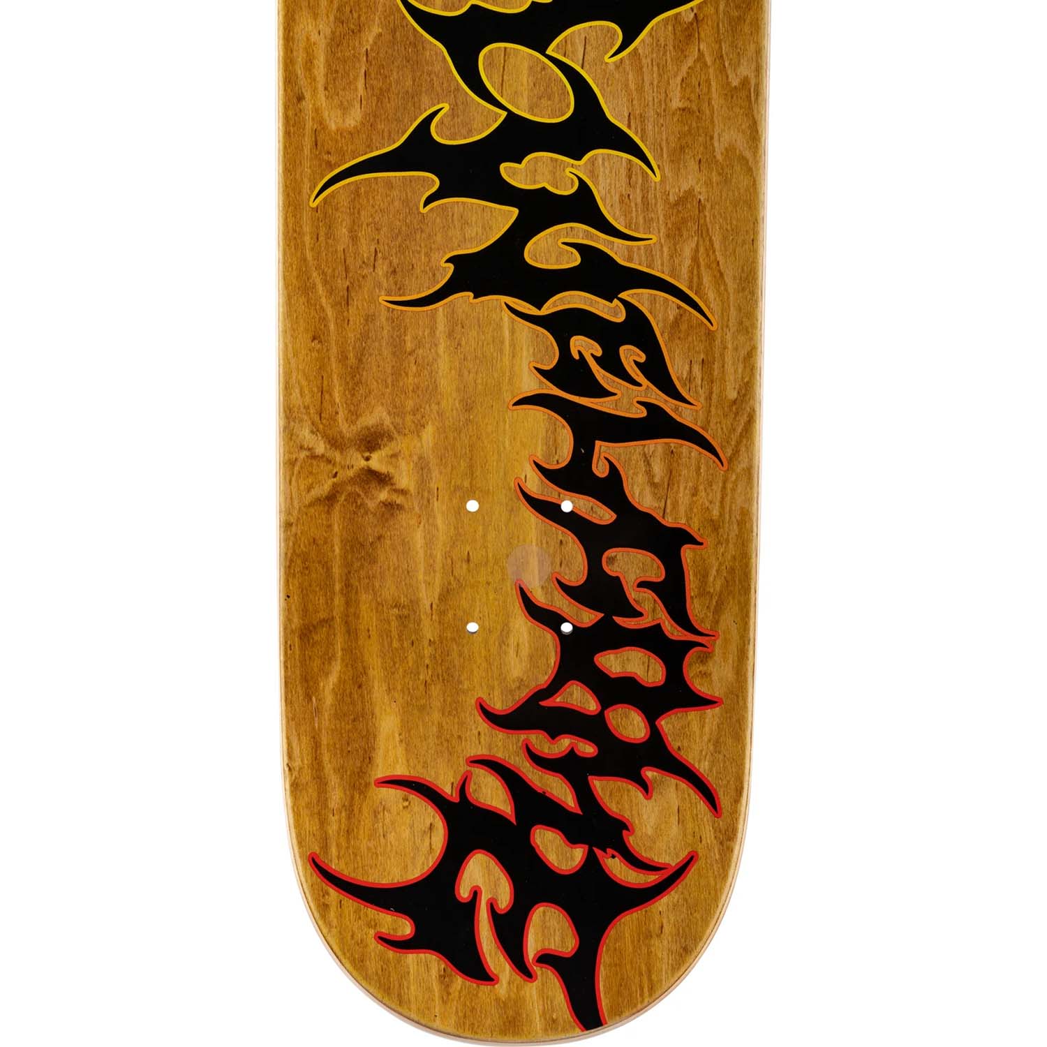 Welcome Mothman On Evil Twin Skateboard Deck - Black/Glitter Foil 8.25"