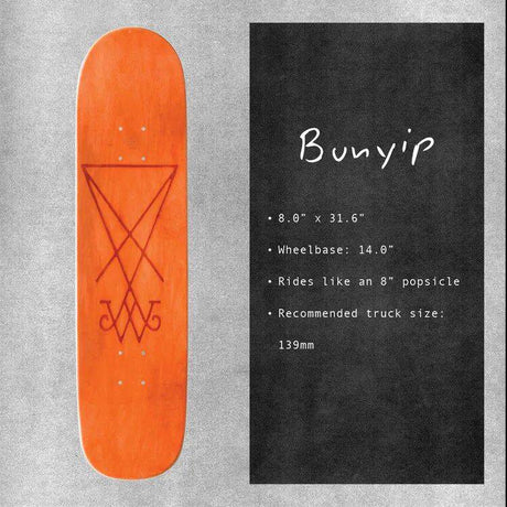 Welcome Wendigo on Bunyip Skateboard Deck 8''