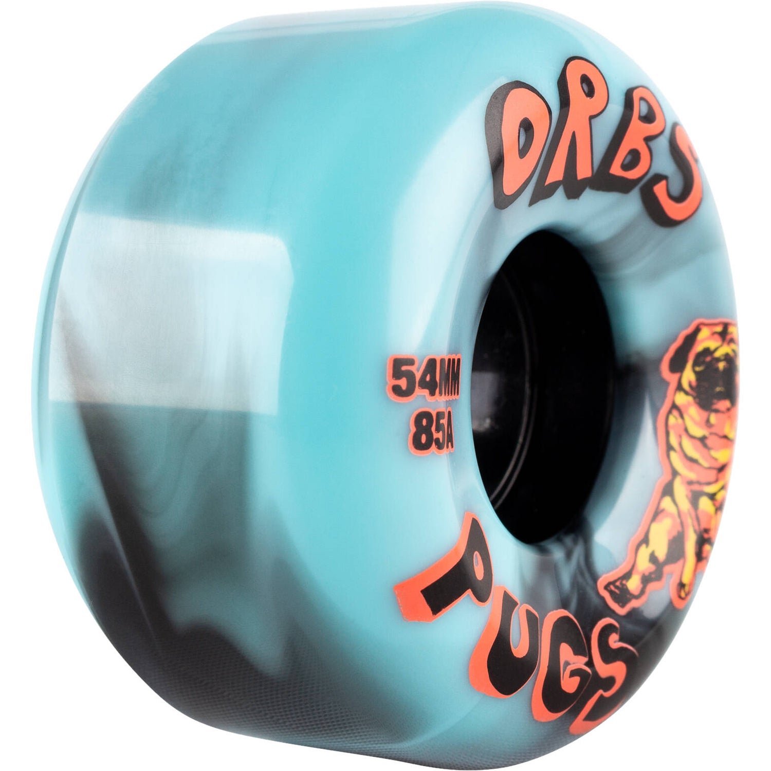 Welcome Orbs Pugs Skateboard Wheels - Blue/Blue 54mm