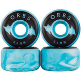 Welcome Orbs Specters - Swirls Skateboard Wheels 56mm - Blue/White