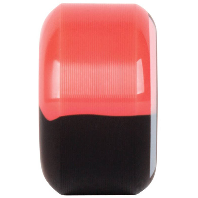 Welcome Apparitions - Round - Splits Skateboard Wheels 53mm - Neon Coral/Black