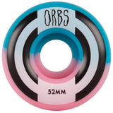 Welcome Orbs Apparitions Splits Round 99a Skateboard Wheels - Pink/Blue 52mm