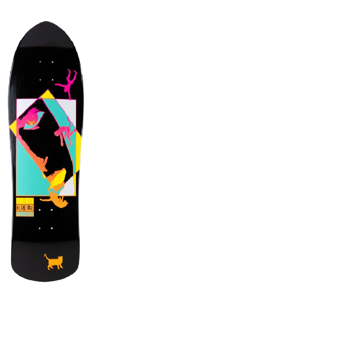 Welcome Faces Chris Miller Pro Model on Crossbone Skateboard Deck 10''