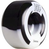 Welcome Orbs Apparitions Splits Round 99a Skateboard Wheels - Black/White 54mm