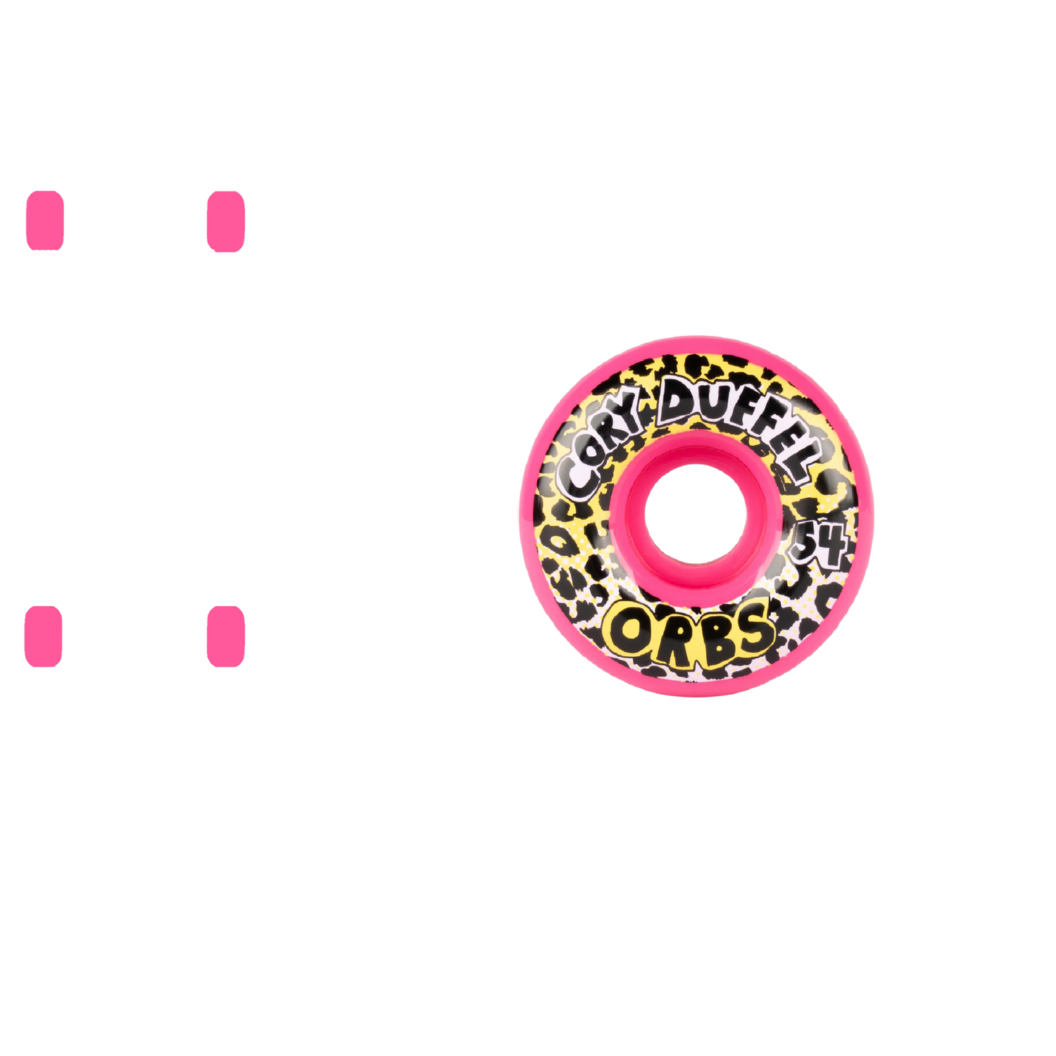Welcome Corey Duffel Apparitions Round 99a Skateboard Wheels - Hot Pink 54mm