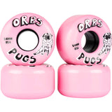 Welcome Orbs Pugs Solids Conical 85a Skateboard Wheels - Pink 54mm