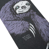 Welcome Sloth Skateboard Grip Tape - Black