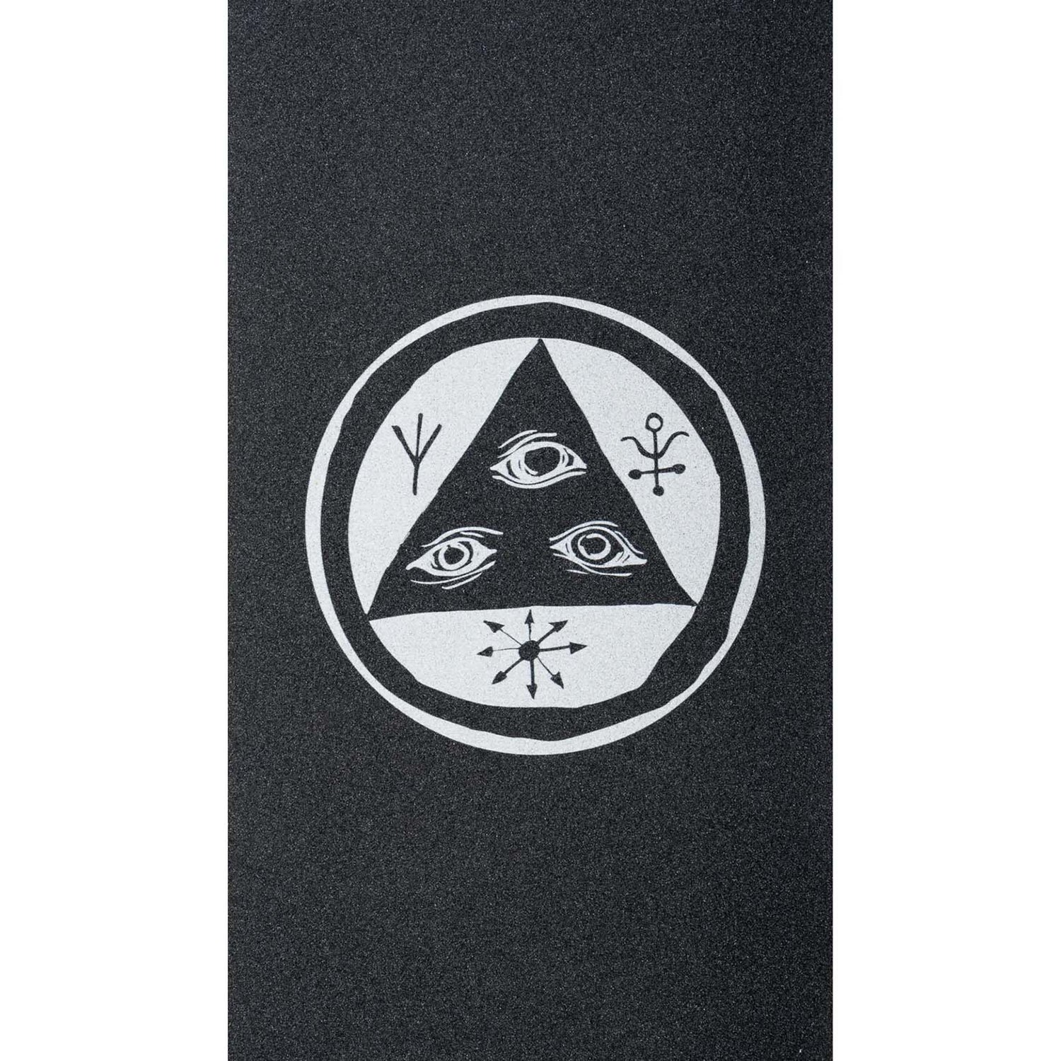 Welcome Talisman Logo Skateboard Grip Tape - Black/White