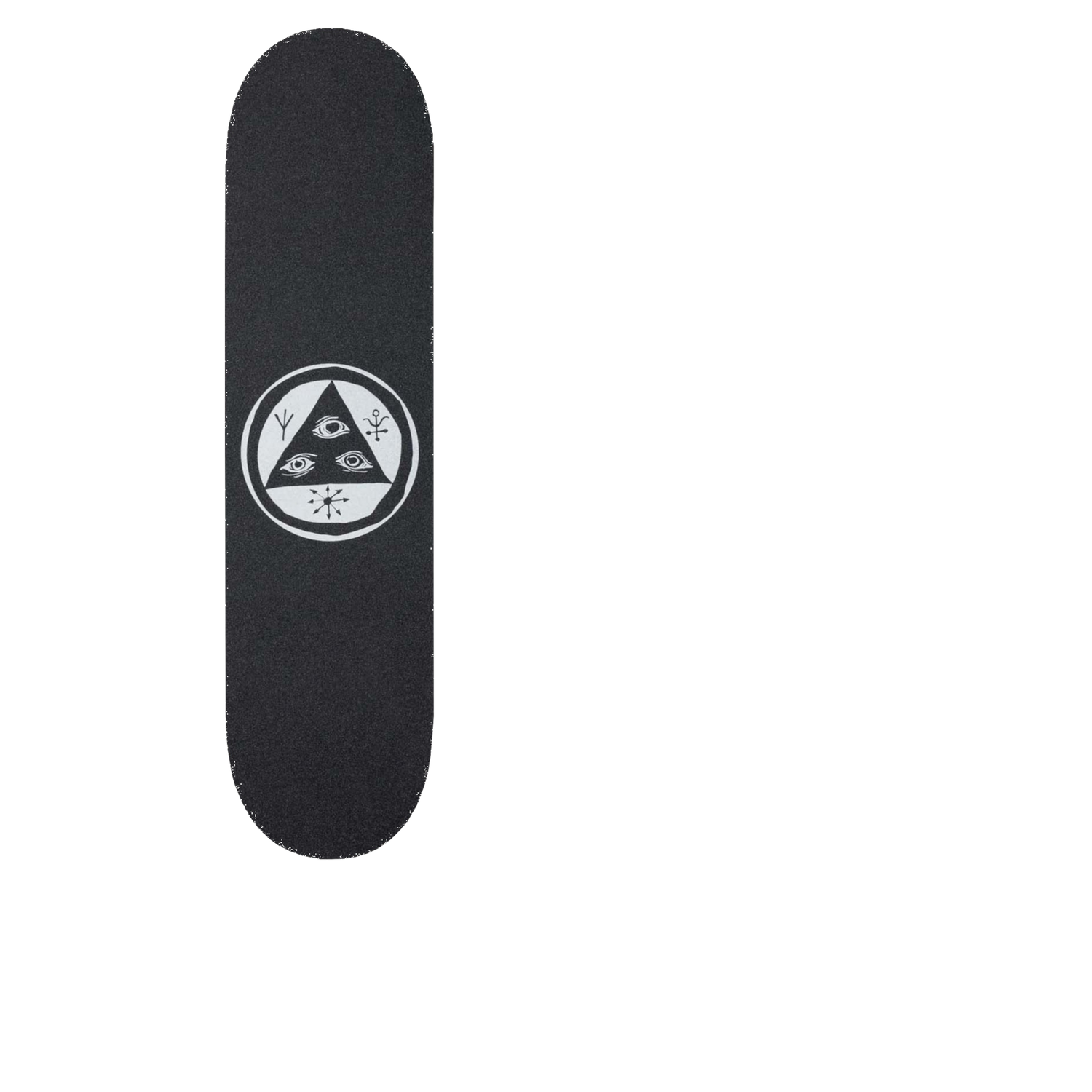 Welcome Talisman Logo Skateboard Grip Tape - Black/White