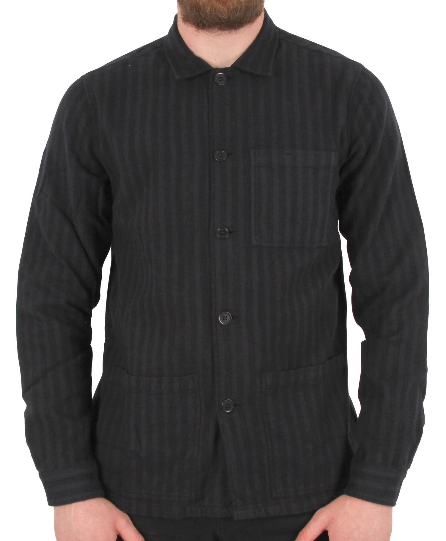 WeSC Orlando Long Sleeve Shirt - Marina Blue SML