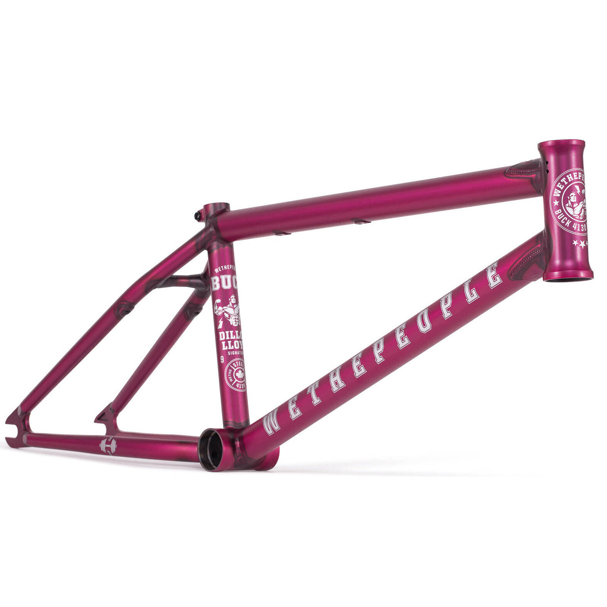 WeThePeople Buck 20.75'' BMX Frame - Translucent Purple