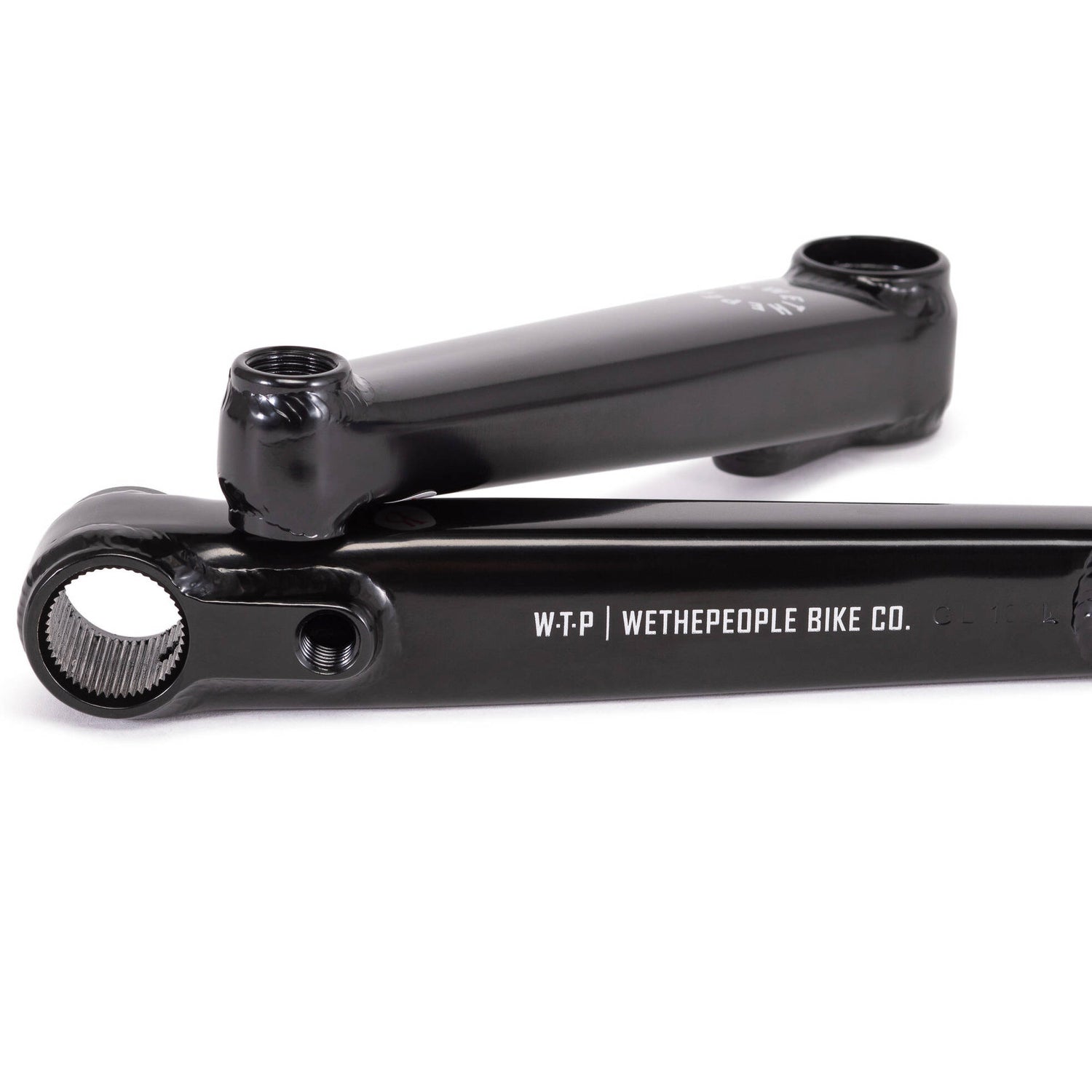 WeThePeople Logic 160mm BMX Cranks - Glossy Black