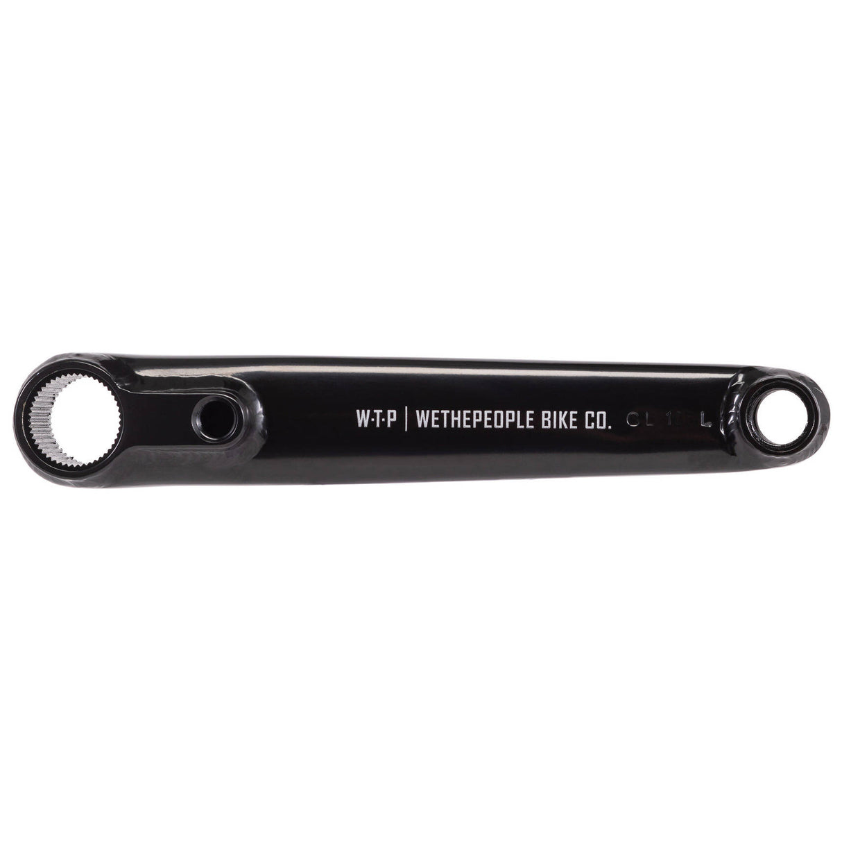 WeThePeople Logic 160mm BMX Cranks - Glossy Black