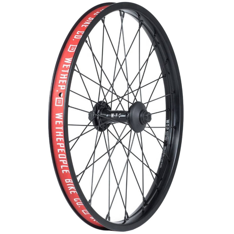 WeThePeople Supreme 3/8'' 20'' Front BMX Wheel - Black