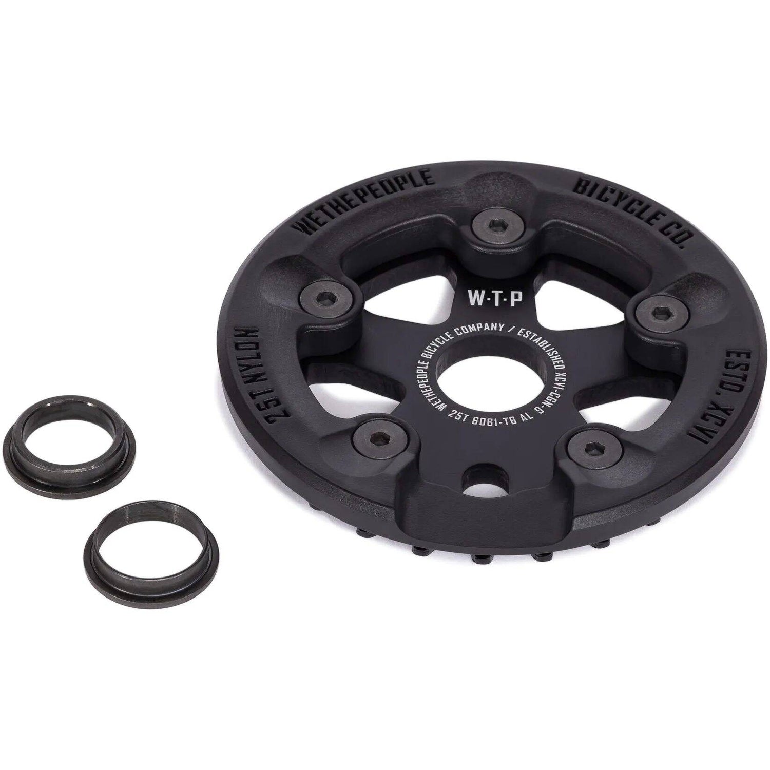 WeThePeople Paragon Guard Combo BMX Sprocket Set - Black 25T