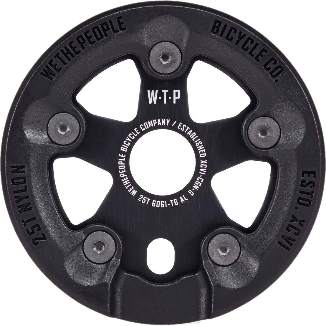 WeThePeople Paragon Guard Combo BMX Sprocket Set - Black 25T