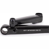 WeThePeople Logic Crank 165mm BMX Cranks - Glossy Black