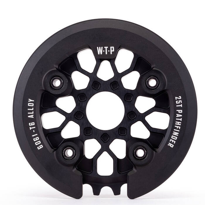 WeThePeople Pathfinder 25T BMX Sprocket and Guard - Black