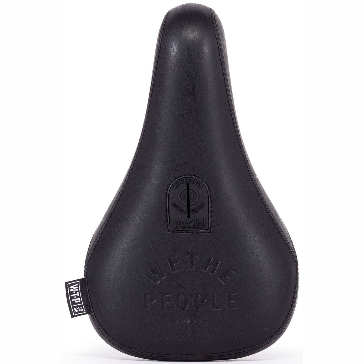 WeThePeople Team Pivotal Fat BMX Seat - Black Leather