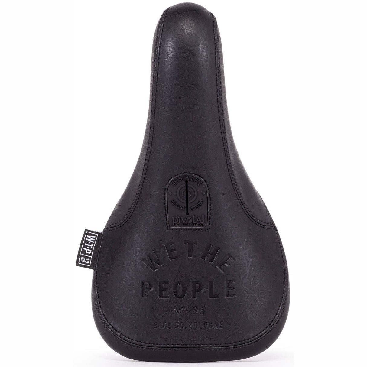 WeThePeople Team Pivotal Slim BMX Seat - Black Leather