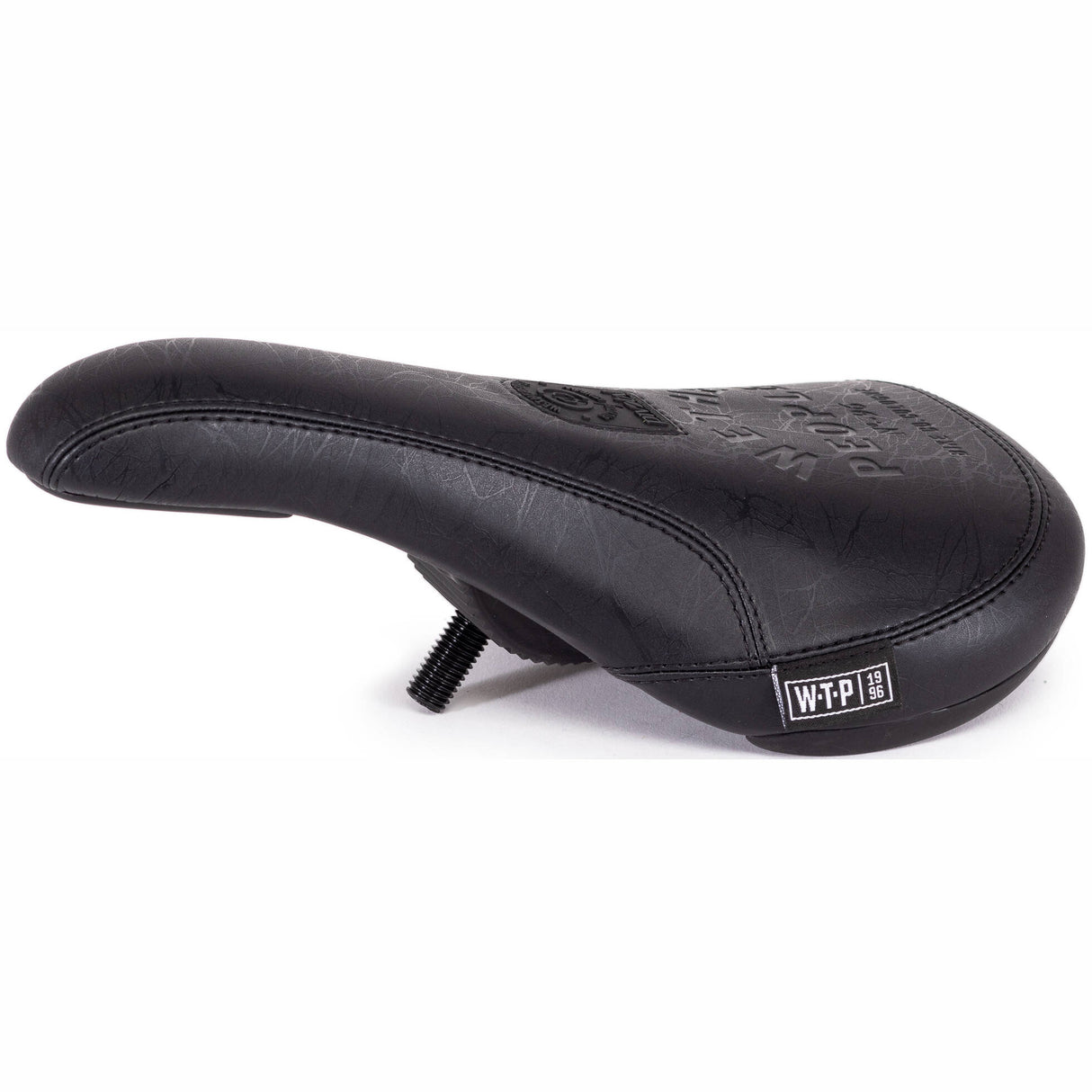 WeThePeople Team Pivotal Slim BMX Seat - Black Leather