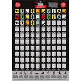 #winning 100 Day Fitness Challenge A2 - Scratch Poster