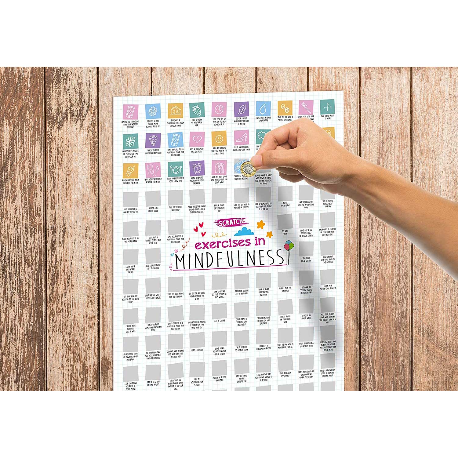 #winning 100 Exercises in Mindfulness Challenge A2 - Scratch Poster