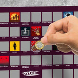 #winning 100 Horror Movies - Scratch Poster