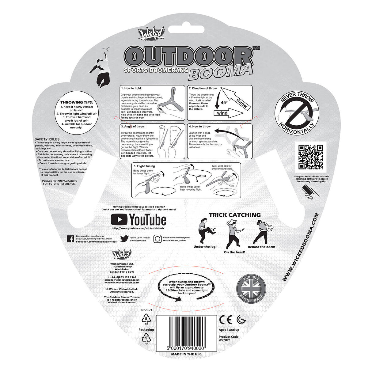 Wicked Outdoor Booma Boomerang