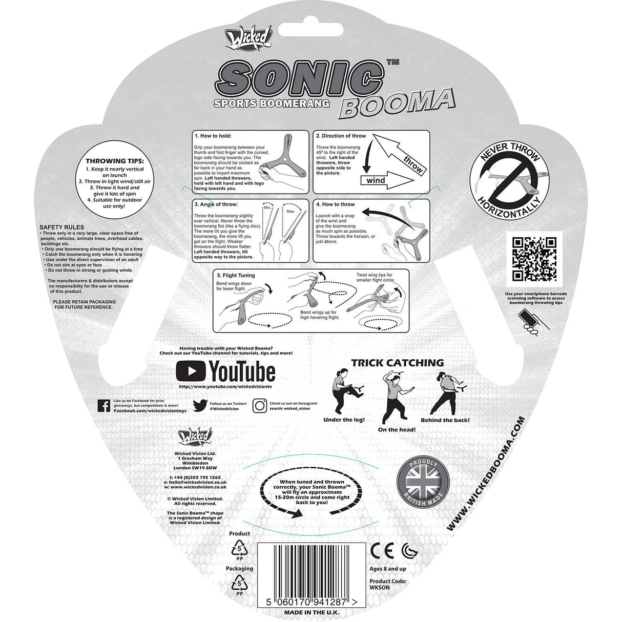 Wicked Sonic Booma Boomerang