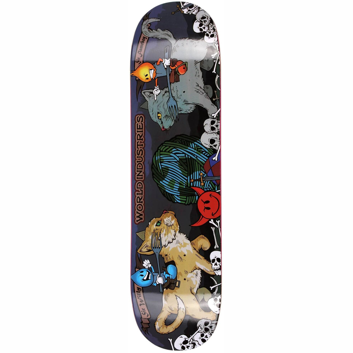 World Industries Cats Skateboard Deck 7.5''