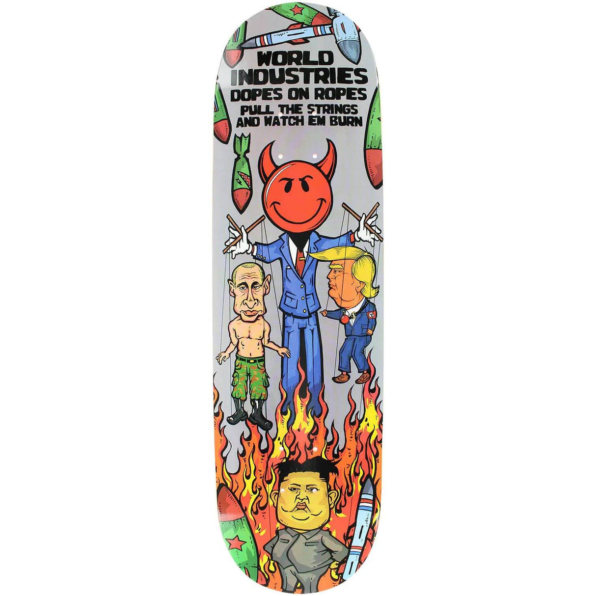 World Industries Puppet Skateboard Deck 8.375''