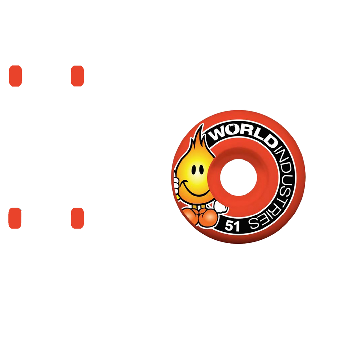 World Industries Flameboy Skateboard Wheels 53mm