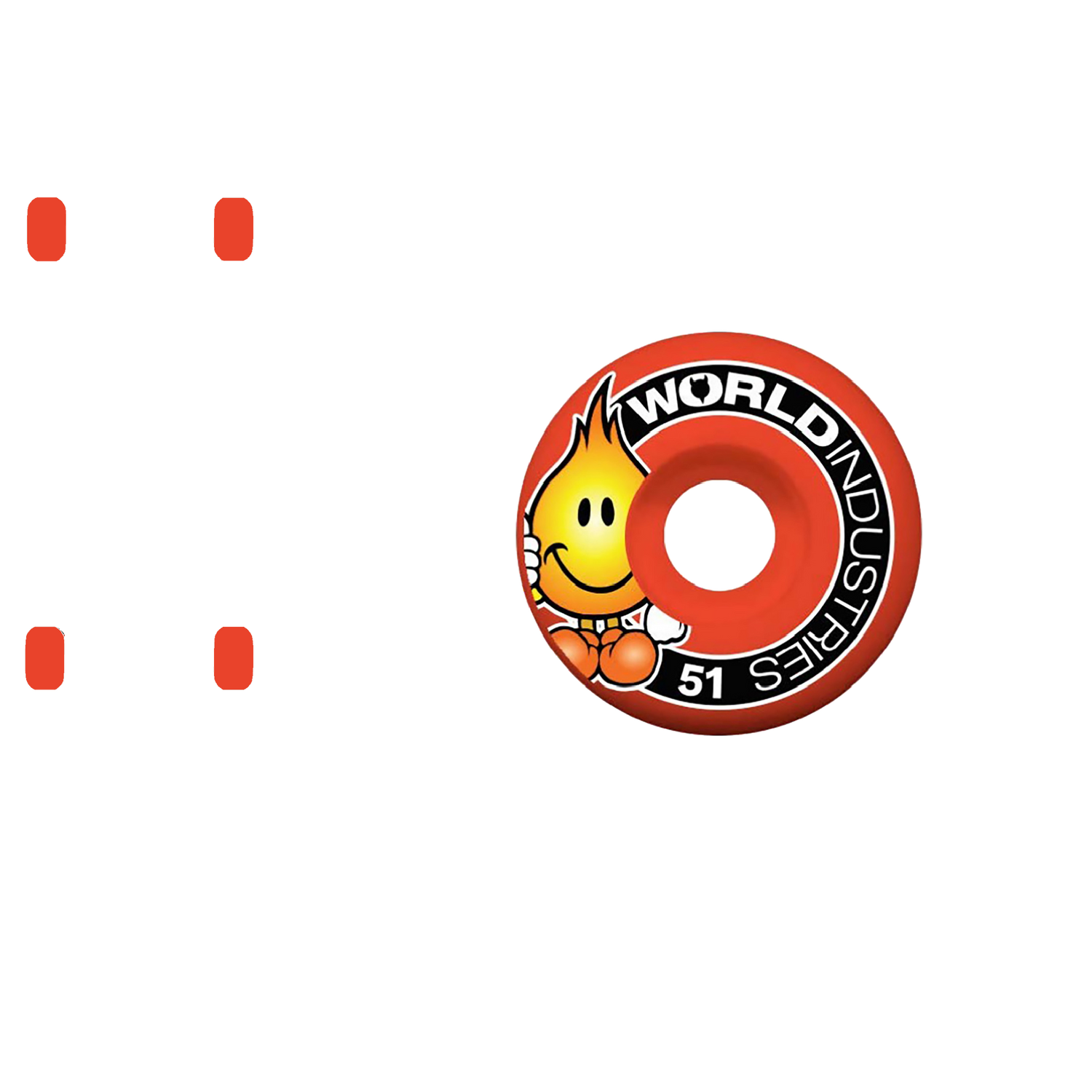 World Industries Flameboy Skateboard Wheels 53mm