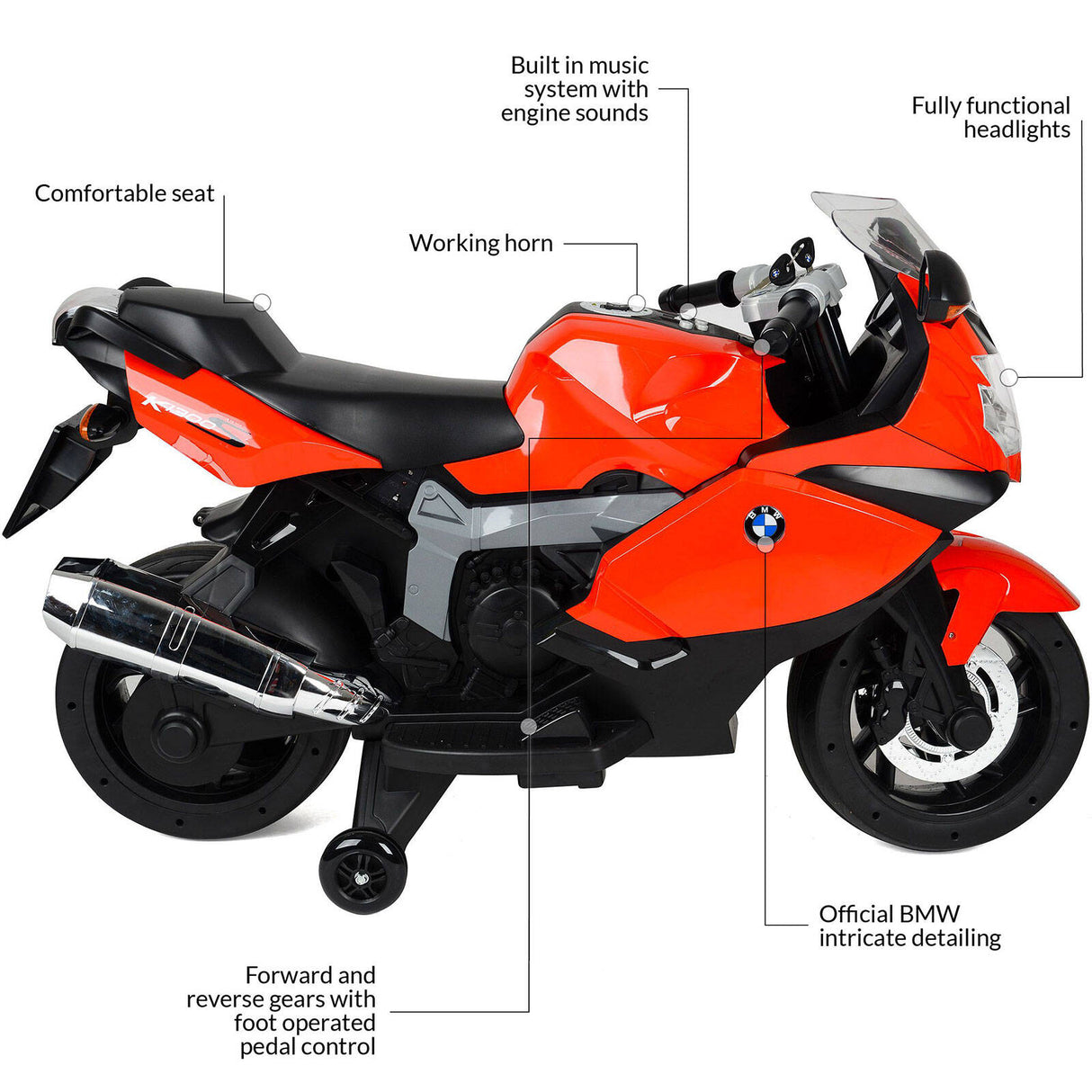Xootz BMW Bike Electric Ride On - Red
