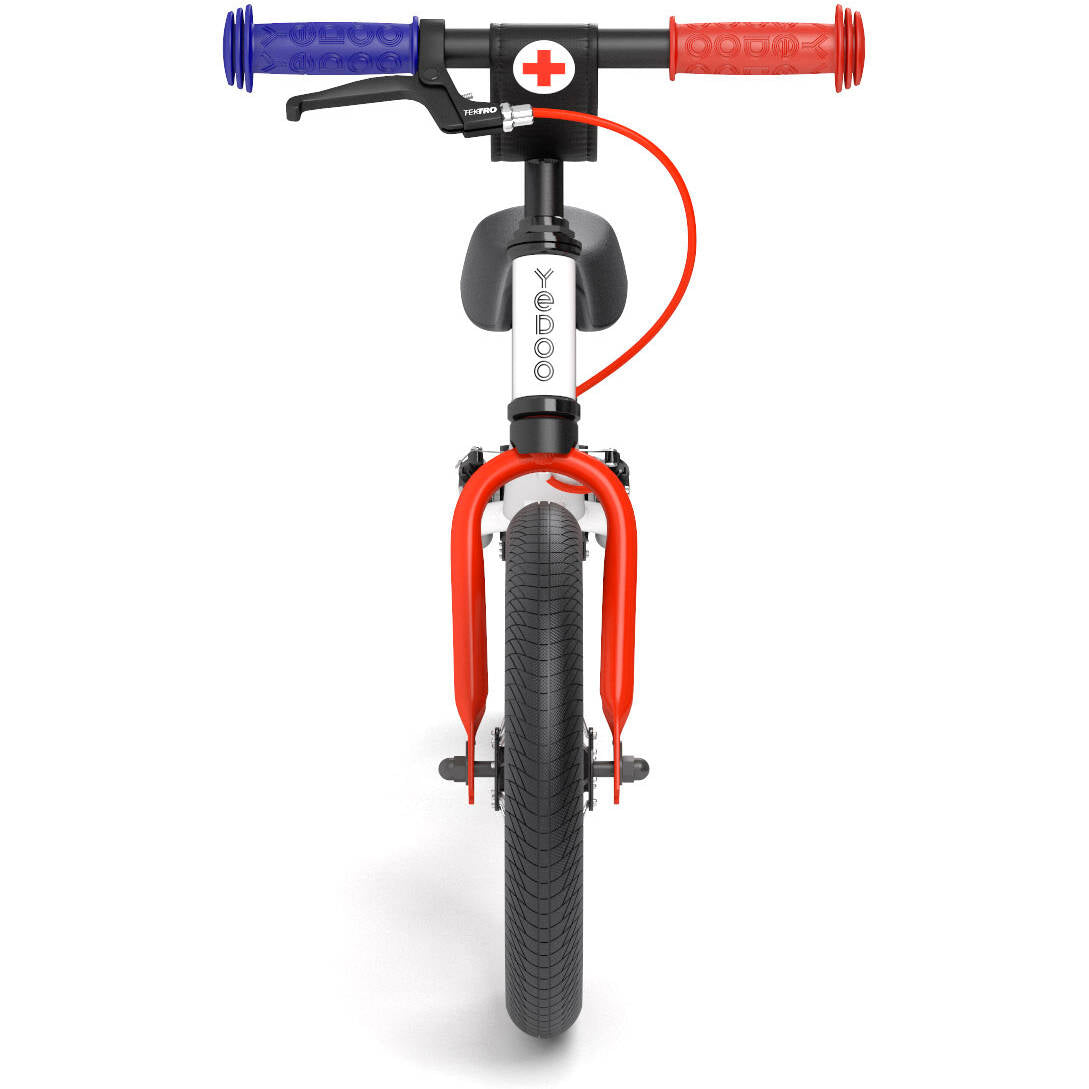 Yedoo Ambulance Balance Bike - White/Red/Blue