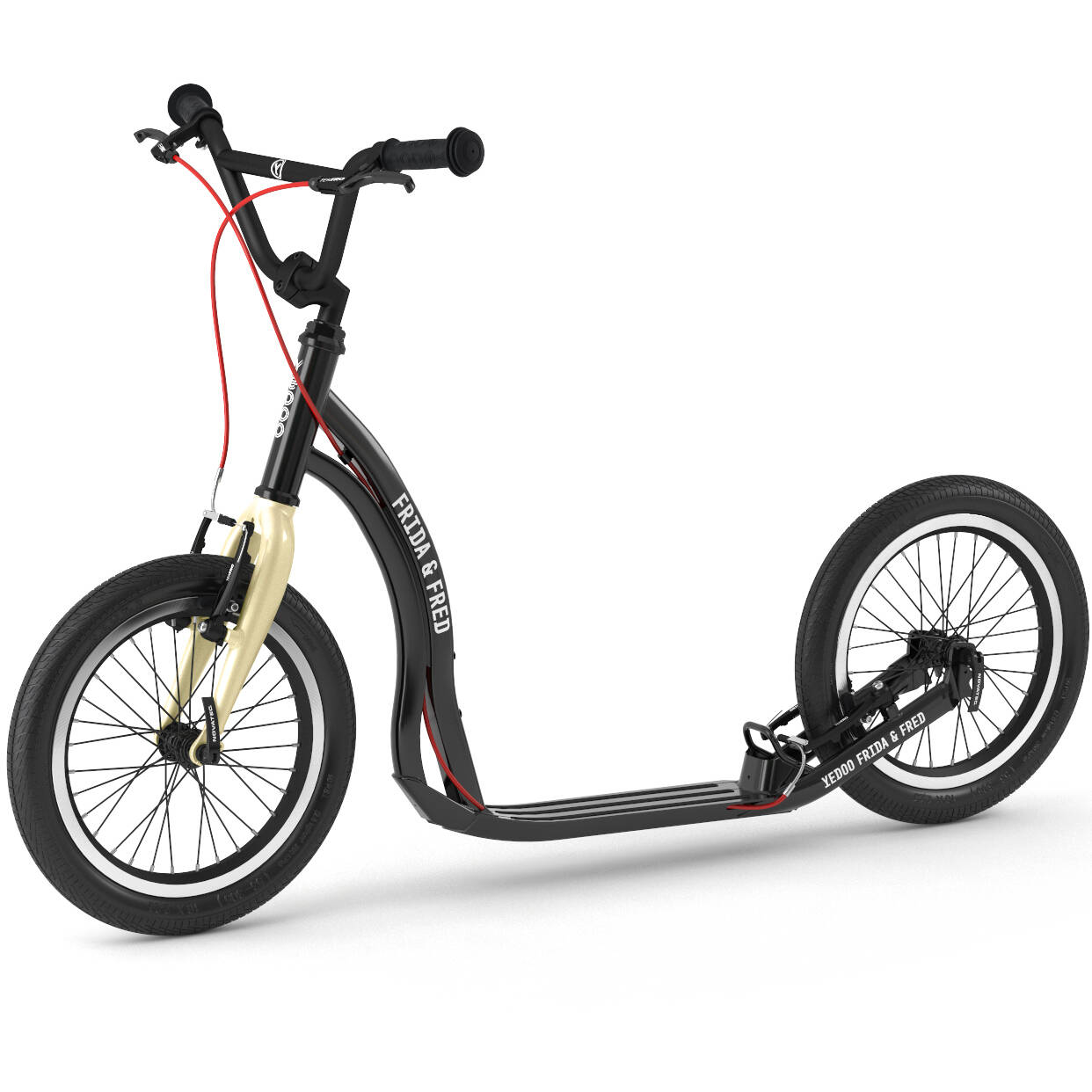 Yedoo Frida and Fred Commuter Scooter - Black